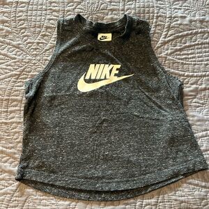 Nike Charcoal Heather Tank Top - girls